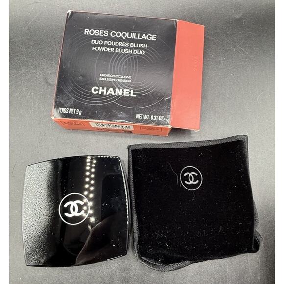 CHANEL ROSES COQUILLAGE POWDER BLUSH DUO LIMITED EDITION NEW! - Picture 6 of 11